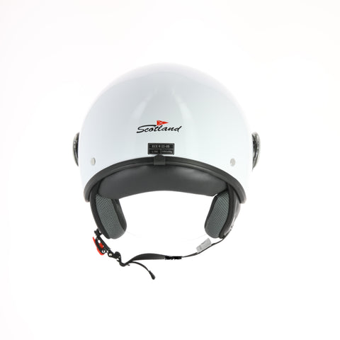 Casco Scotland Demi Jet Bianco Lucido 120024