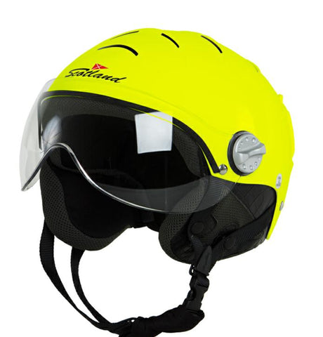 CASCO USO SCI GIALLO FLUO