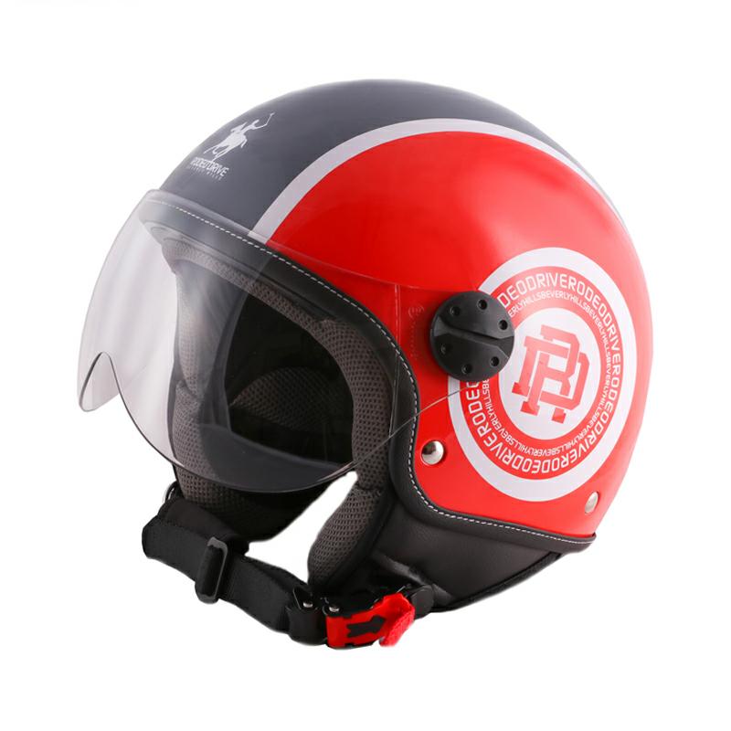 CASCO RD105FLASH D/JET ROSSO/GRIGIO