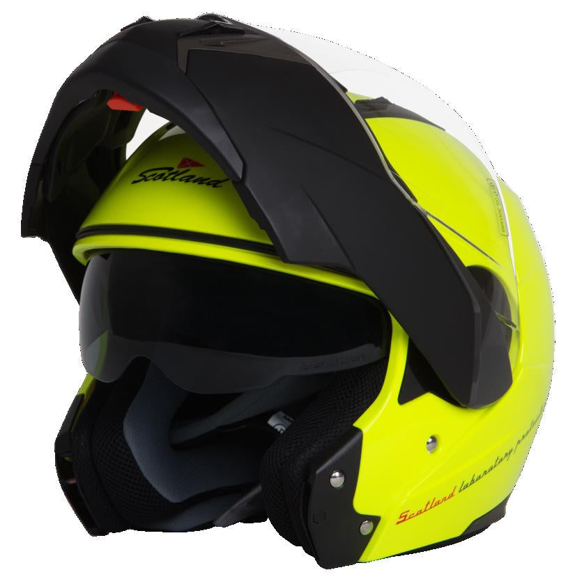 CASCO MODULARE FORCE 02.1 GIALLO FLUO/ NERO OPACO