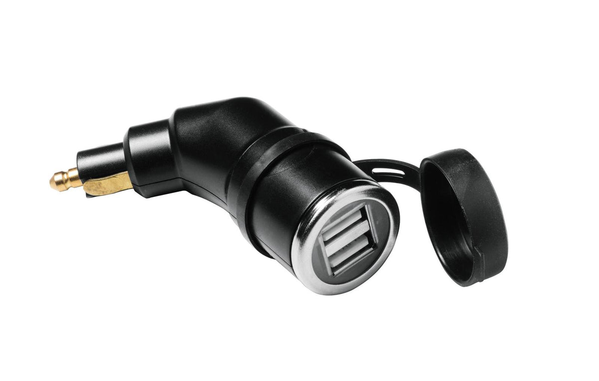 ADATTATORE DIN DOPPIO USB BMW NERO