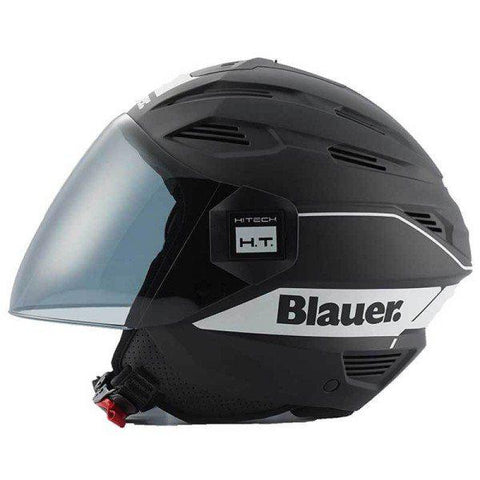 CASCO BRATT H88 BLAUER NERO OPACO BIANCO