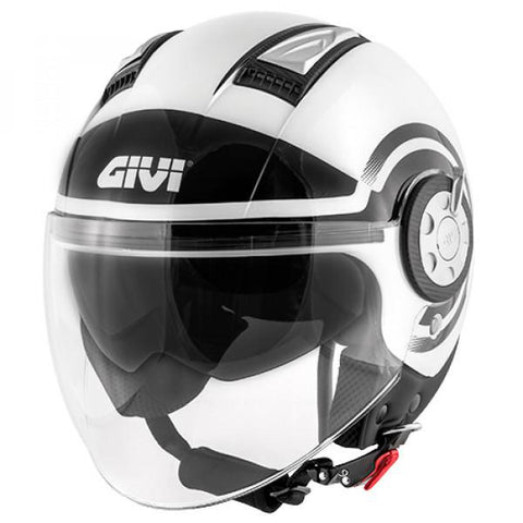 CASCO GIVI H111 R-ROUND NEW BIANCO NERO