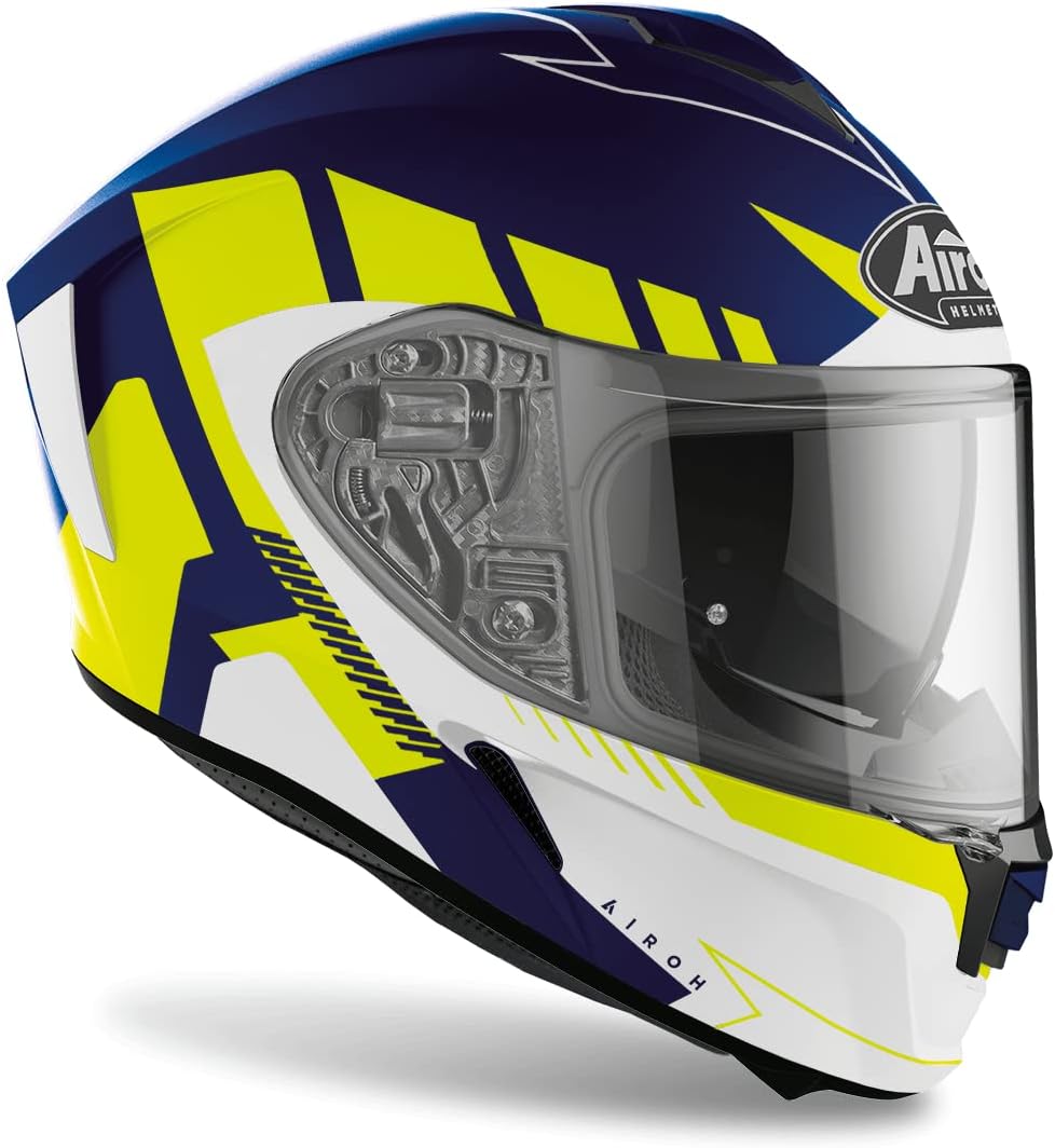 CASCO SPRI18 SPARK RISE BLU GIALLO OPACO