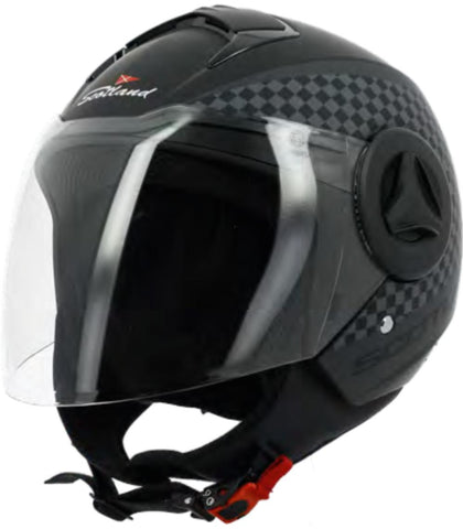 CASCO ELITE GRAPHIC 06 NERO OPACO TITANIUM