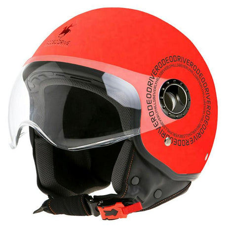 CASCO D/JET VISIERA Fluò ARANCIO    FLUO OPACO