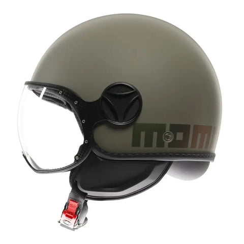 CASCO MOMO DESIGN CLASSIC 06 VERDE OPACO/BRONZO