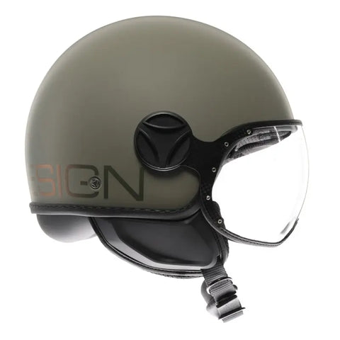 CASCO MOMO DESIGN CLASSIC 06 VERDE OPACO/BRONZO