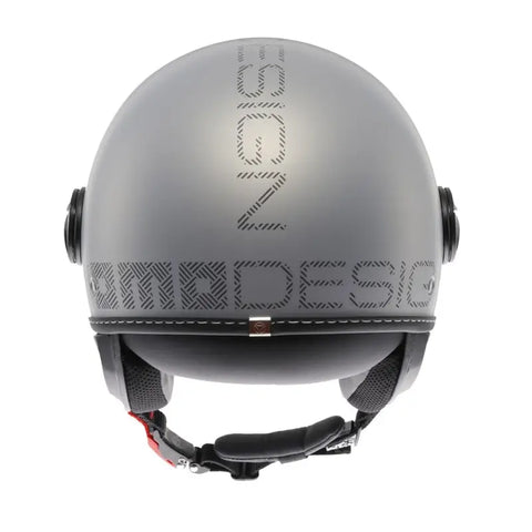 CASCO MOMO DESIGN EVO HIP 06 GRIGIO CHIARO CERULEAN