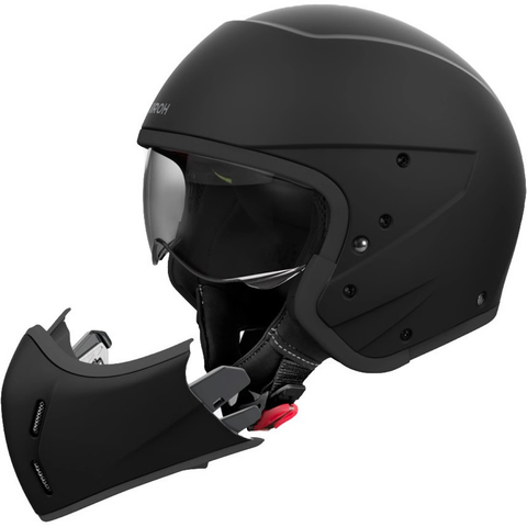 CASCO AIROH J110 DOPPIA OMOLOGAZIONE 06 NERO OPACO