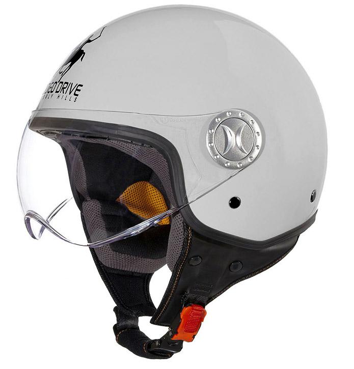 CASCO D/JET VISIERA SILVER METAL