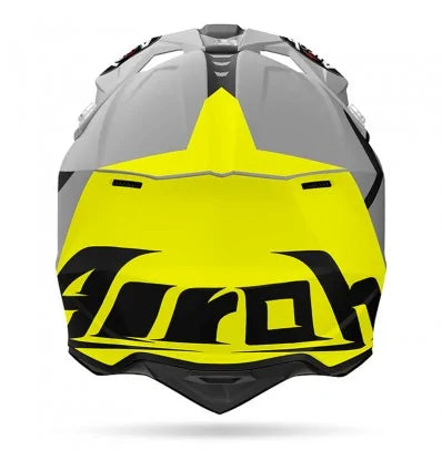 CASCO AIROH WRAAP RELOADED GIALLO GRIGIO OPACO