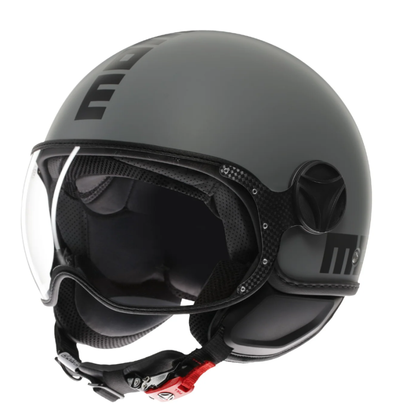 CASCO MOMO DESIGN CLASSIC 06 GRIGIO/NERO OPACO