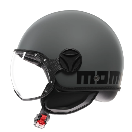 CASCO MOMO DESIGN CLASSIC 06 GRIGIO/NERO OPACO