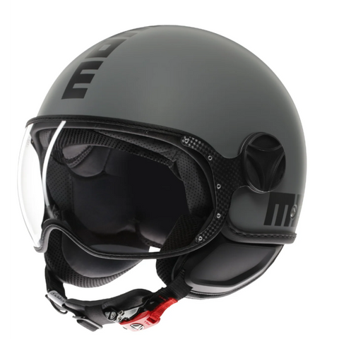 CASCO MOMO DESIGN CLASSIC 06 GRIGIO/NERO OPACO