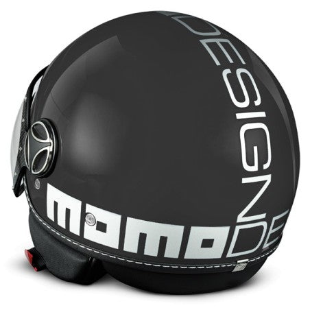 CASCO MOMO FIGHTER CLASSIC ANTRACITE LUCIDO/BIANCO f.s.