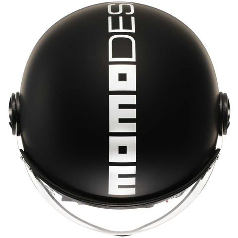 CASCO MOMO DESIGN CLASSIC 06 NERO OPACO BIANCO