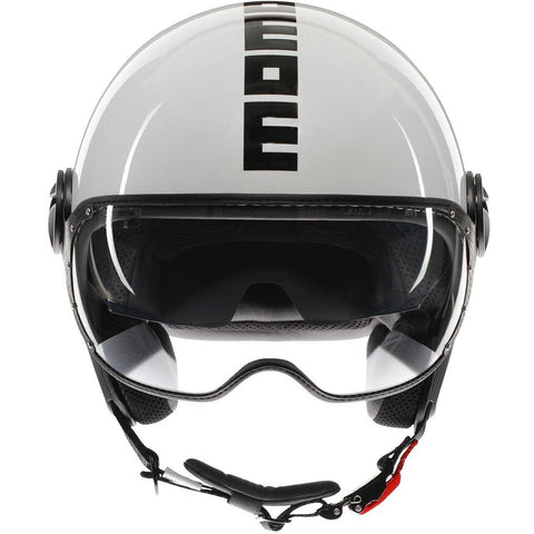 CASCO MOMO DESIGN 06 BIANCO NERO