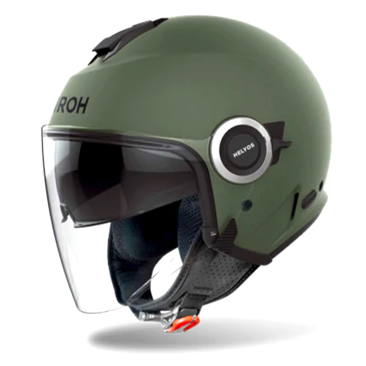 CASCO AIROH HELYOS 06 VERDE MILITARE VERDE MILITARE OPAC