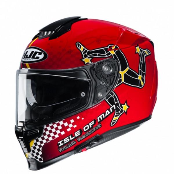 CASCO HJC RPHA70 ISLE OF MAN 145001 ROSSO