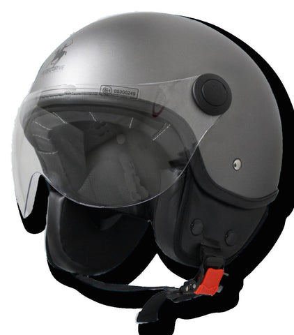 CASCO DEMI JET V/ELIX ECE2206 TITANIO OPACO