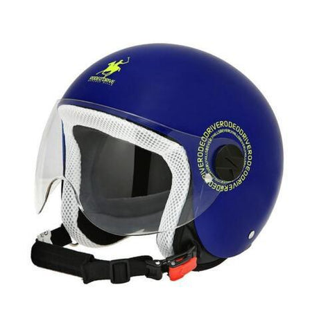 CASCO KID RODEO BLU ROYAL/GIALLO FLUO LUCIDO