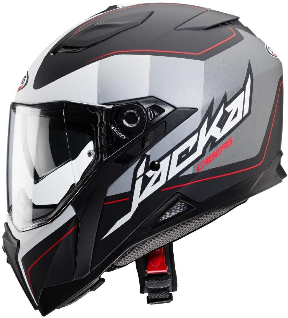 CASCO CABERG JACKAL INTEGRALE IMOLA NROP/ANTR/BIANCO